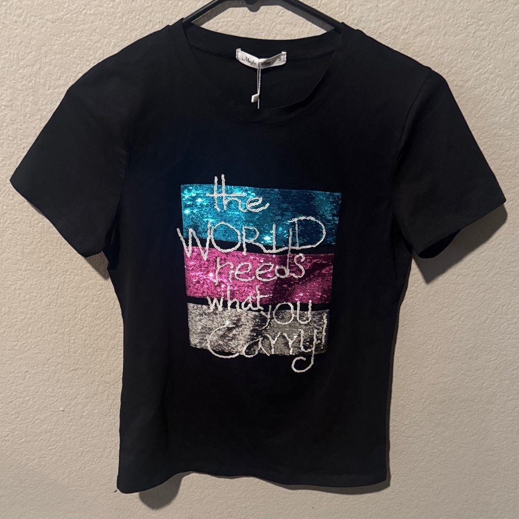 Womans Graphic Black Graphic Tee